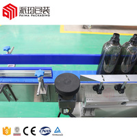 Étiqueteuse verticale automatique, Machine à étiquettes autocollantes pour bouteilles rondes avec imprimante de Date