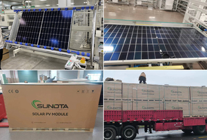 Sundta แผงเซลล์แสงอาทิตย์แบบโมโนคริสตัลไลน์430W-455W ที่ดีที่สุดในโลกพร้อมกรอบอลูมิเนียมและพลังงาน OEM - Product Image 6
