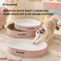 Grand lit à gratter pour chat en carton ondulé, planche à gratter antidérapante, transat pour animaux de compagnie, nid de repos intérieur, faible MOQ, produits pour animaux de compagnie en gros