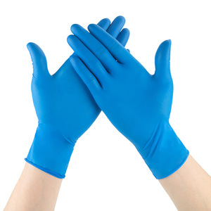 Super Protect Nitrile Gloves Size M Non-Sterile Powder Free For Food Processing Beauty Household Factory Use - Product Image 1