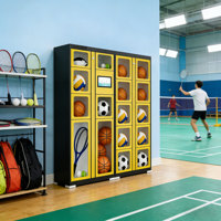 Gabinete de Alquiler de Autoservicio de Alta Capacidad para Estadios de Fútbol/Baloncesto | Solución de Almacenamiento Inteligente con Bloqueo Remoto y Control por Aplicación