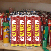 Batería de carbono de zinc AAA de 1,5 V de precio bajo, batería AAA de 1,5 V barata, batería AAA de 1,5 V de precio al por mayor de fábrica | Paquete de 4 ($0,11/4 piezas)