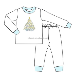 Set di Abbigliamento Natalizio per <span class=keywords><strong>Bambina</strong></span> con Collo Tondo e Volant Rosa - Product Image 3