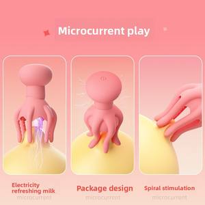 Masajeador de senos para adultos y mujeres JiaYi con 10 frecuencias, levantamiento de senos para marido, esposa, juego previo, coqueteo, juguete sexual interactivo - Product Image 4