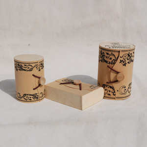 Wooden Essential Oil Gift <b>Box</b> Rectangular Engraved Packaging <b>Small</b> Storage Container For Aromatherapy Use - Product Image 2