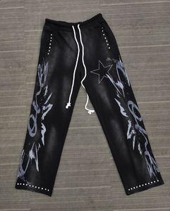 Conjunto Deportivo Personalizado con Apliques, Logotipo Serigrafiado, Felpa Francesa 100% Algodón Grueso, Sudadera con Cremallera y Pedrería, Pantalones con Cordón, Estilo Acid <span class=keywords><strong>Wish</strong></span> - Product Image 6