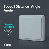 Radar de détection de vitesse pour points de contrôle d'intersection routière 60 GHz, portée 100 m, couverture 4+ voies, sans contact, montage sur portique/mobile