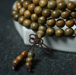 Cuentas de sándalo para mujer y hombre, 6mm, 8mm, cuentas de madera, oración budista, collar <span class=keywords><strong>Maratha</strong></span>, pulsera, regalo, joyería - Product Image 1