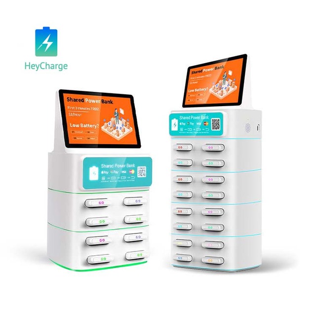 Portable Charger Rental Power Bank Public Mobile Phone Charging Station 4 / 8 / 12 Slots Shared Machine