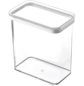 Ensemble de contenants de stockage pour aliments et céréales en plastique étanches à l'air et à l'humidité, à suspendre sous l'étagère de la cuisine - Product Image 1