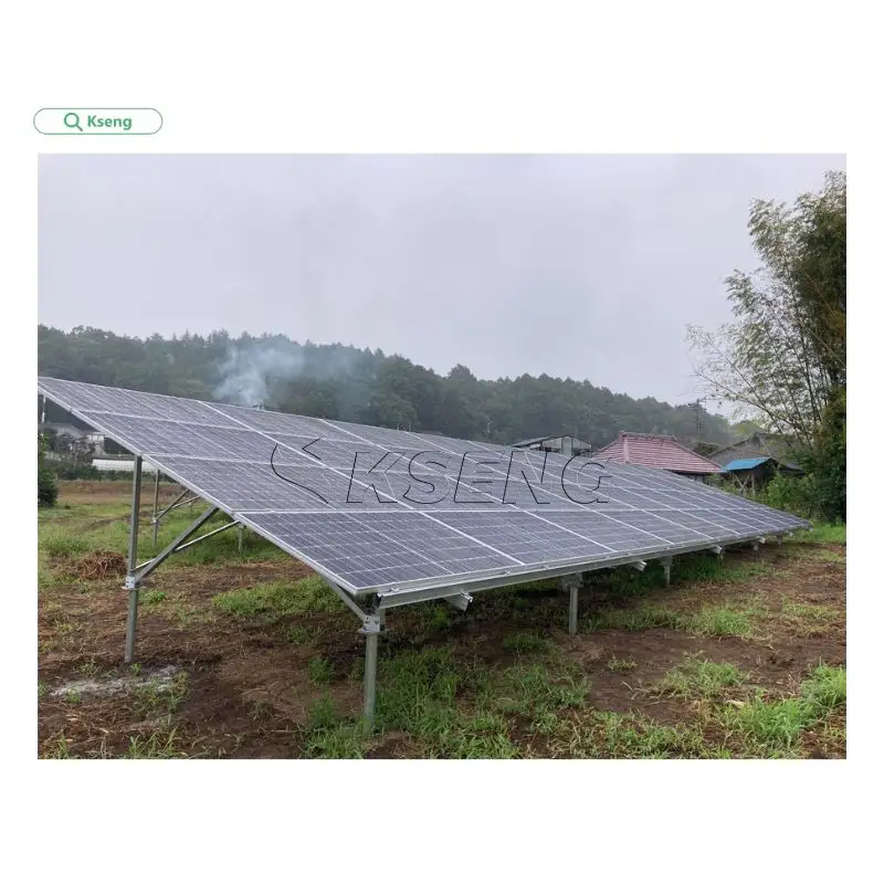 Kseng Solar Panel Ground Mounts Aluminum Solar Ground Mounting System Ground Solar Panel Bracket