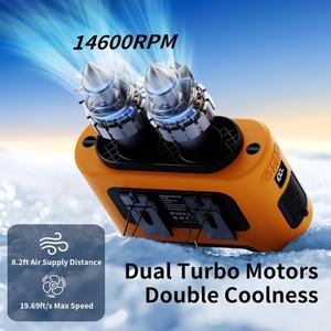 Socool Fan 14500MAh Multi Function Fan With Sos Led <b>Light</b> Portable Outdoor Camping <b>Clip</b> Waist Chargeable Fan - Product Image 6