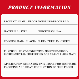 <span class=keywords><strong>Sous</strong></span>-couche de sol d'appartement moderne Mousse IXPE Étanche à l'humidité Insonorisée Installation durable écologique pour l'intérieur - Product Image 5