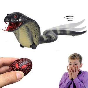 Kids Halloween <strong>Remote</strong> <strong>Control</strong> <strong>Snake</strong> Prank Toys Gifts Infrared Radio <strong>Control</strong> Animals Toys Simulation Plastic RC Cobra Toys - Product Image 2