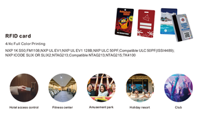 Tarjeta NFC programable y personalizable de 13.56Mhz con código QR para <span class=keywords><strong>reseñas</strong></span> de Google para empresas - Product Image 3