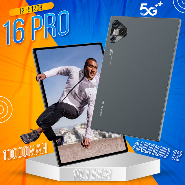 Wholesale New 10.1 Inch Android 12.0 Tablet 2560*1600 FHD Big Screen Octa Core RAM 12GB Tablet PC