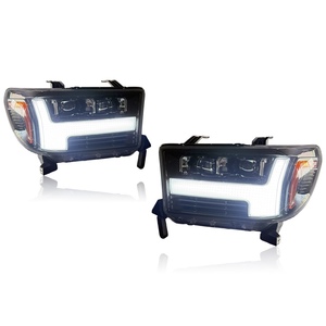 WELIFTRICH Faros Delanteros LED de 2 Lentes de Nuevo Diseño para Toyota Tundra 2007-2013, Luces de Circulación Diurna - Product Image 1