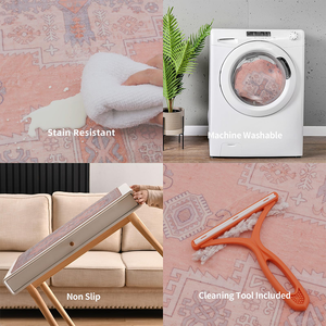 sintetica lavabile a pelo basso per soggiorno con ingresso antiscivolo <span class=keywords><strong>tappeto</strong></span> per ingresso in pelle sintetica bohémien - Product Image 3