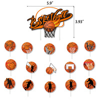 Artículos para Fiestas de Baloncesto, Pancarta Desechable, Adorno para Globos, Decoración para Fiestas Infantiles con Temática Deportiva, Baby Shower, Cumpleaños de Niño