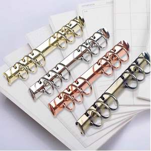 ノートブックA5リングクリップのプレートリングメタルクリップを備えた工場金属製本クリップバインダー6リングバインダーメカニズム - Product Image 4