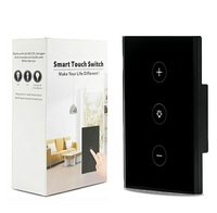 120 US Smart Light Dimming Switch prend en charge Alexa et Google Assistant 2.4Ghz WiFi Light Switch Commutateur de fonction de gradation numérique