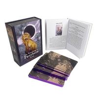 Échantillon gratuit de cartes de tarot en gros d'usine imprimant des cartes de jeu avec boîte