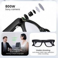 Nouvelles lunettes intelligentes ERON E03 Meta avec caméra HD, transfert Wi-Fi, contrôle gestuel, ChatGPT, pour hommes et femmes, casque intelligent portable pour l'extérieur