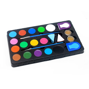 Kit <span class=keywords><strong>de</strong></span> <span class=keywords><strong>Pintura</strong></span> Facial a Base <span class=keywords><strong>de</strong></span> Agua No Tóxica para Halloween, Venta al Por Mayor OEM, <span class=keywords><strong>Pintura</strong></span> Corporal Vegana <span class=keywords><strong>de</strong></span> Larga Duración para Disfraces Infantiles - Product Image 5