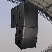 Système de sonorisation professionnel double 10 pouces avec subwoofer et enceintes passives Line Array pour scène et événements