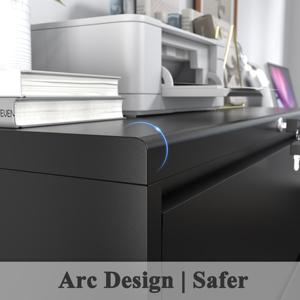 Armarios modernos de metal de alta calidad con cajones Archivadores de oficina verticales de metal estándar - Product Image 4