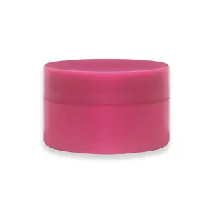 wholesale 70x43mm pet PINK empty plastic jar great quality cosmetic bottle unguent cream plastic jar