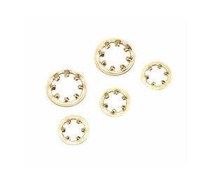 แหวนรองพลาสติกและทองแดงทองเหลืองแบบแบนมาตรฐานสังกะสีเสร็จสิ้นภายในล็อคฟัน - Product Image 6