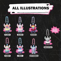 Lilo & Stitch GenZ Street Series Blind Box Zufällige Vinylfigur Sammlerstück Originalverpackung für Unisex-Heimdekoration