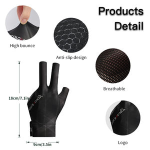 ถุงมือสนุกเกอร์พูล3นิ้วลาย XG67 golovejoy 1ชิ้นยอดนิยม - Product Image 6