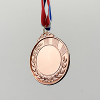 Médaille en métal or argent bronze avec ruban MH-MJ0406