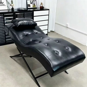 New High-<b>end</b> S-shaped Eyelash Beauty <b>Bed</b> Beauty Salon Specific <b>Bed</b> Embroidered Nail Art Face Washing Ear Picking <b>Bed</b> - Product Image 3