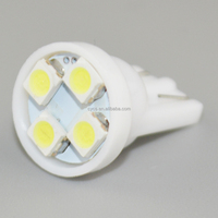Pièces et accessoires automobiles Ampoules LED pour voitures 12V Kit de rétrofit/amélioration - 194/186/T10 4SMD 4LED W5W 1210 Wedge pour l'éclairage automobile