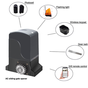 Kinh tế 600 kg động cơ trượt trượt cửa mở động cơ cửa trượt tự động và điều khiển từ xa cửa mở - Product Image 5