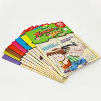 Livre d'éducation anglaise facile pour enfant à l'école, impression personnalisée, couverture souple, Art fantaisiste, Surface de travail, tableau de couleur, en papier
