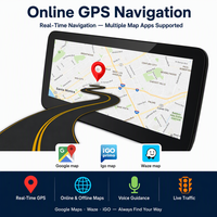 Lecteur vidéo de navigation GPS automobile 10,25 pouces pour Mercedes Benz C W205/GLC-X25/V W446 2015-2018 Lecteur DVD stéréo CarPlay HD