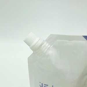 Bolsa de Recarga Ecológica, Blanca Brillante, Impresa en Grabado, a Prueba de Fugas, con Boquilla, para Espuma Limpiadora, Champú, Crema para Ojos - Product Image 2