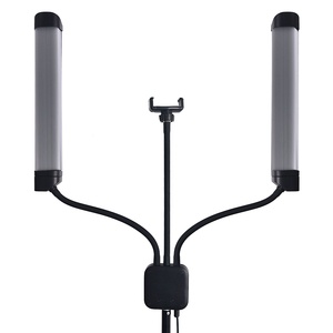 Lampe de studio photo à double bras 50W, lampe de sol moderne à changement de couleur, lumières pour tatouage des cils et <span class=keywords><strong>maquillage</strong></span> - Product Image 3