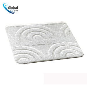 Tapis de <span class=keywords><strong>porte</strong></span> tissé jacquard 50x80cm - Tapis de sol en polyester antidérapant pour les entrées de la maison, disponible en gris, beige, violet et blanc - Product Image 2