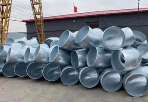 Codo de tubería industrial de alta presión con junta de goma integrada para protección contra fugas compatible con construcción de tuberías grandes - Product Image 6