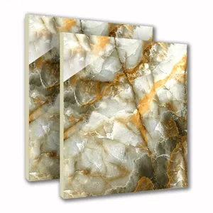 Pavimenti per hall disegni pavimento ad incastro dimensioni normali calacatta oro piastrelle in marmo naturale super sottile
