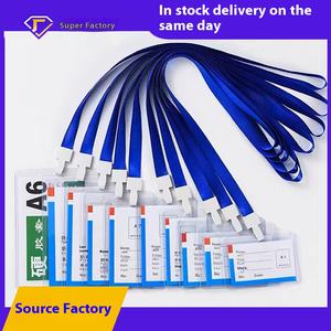 Porte-cartes durable et moderne pour cartes d'exposition B4, cartes d'usine B7, <span class=keywords><strong>permis</strong></span> de travail scolaire, cartes de documents B2, avec cordon - Product Image 5