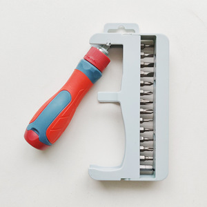 Ratchet Screwdriver Set 16 In 1 With Bit Storage Box Magnetic Metric 300 Mm Folding Plastic Frame - Product Image 3