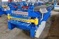 Machine de formage de rouleaux à double couche entièrement automatique pour tôles colorées en Afrique du Sud