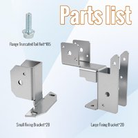 Support de toit pour conteneur maritime en acier JH-Mech pour supports de pont supérieur, avec renfort double angle et conception moulée monobloc