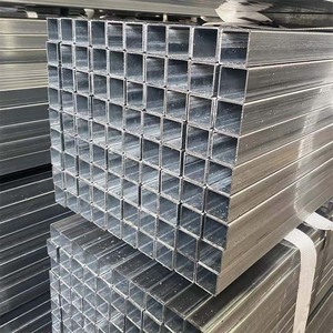 Venta caliente Tubo cuadrado Pre galvanizado Tubo de acero galvanizado en caliente Tubo rectangular de hierro Precio para cocheras - Product Image 5